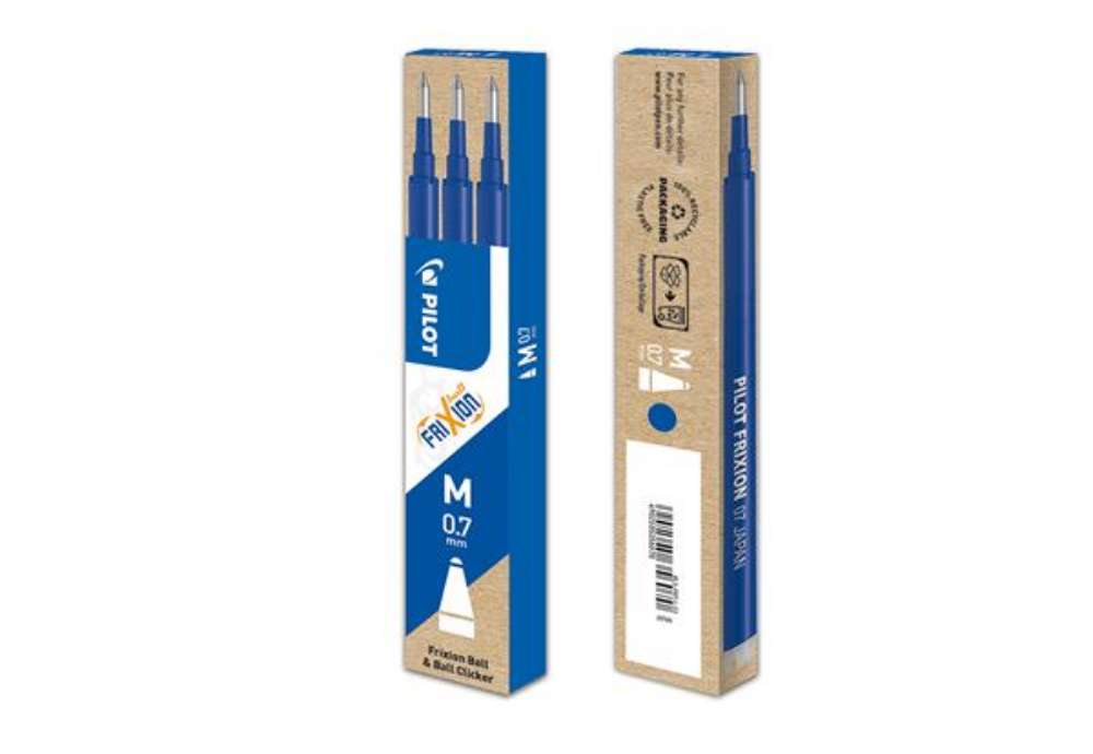 Immagine di Refill a sfera Frixionball - punta 0,7mm  - blu - Pilot - conf. 3 pezzi