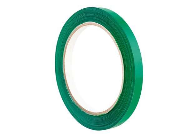 Immagine di Nastro adesivo 350 - 0,9 cm x 66 m - PVC - verde - Eurocel