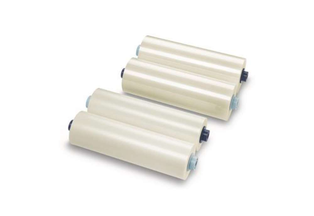 Immagine di Film per plastificazione - 305 mm x 60 mt - 125 micron - lucido - GBC - conf. 2 bobine