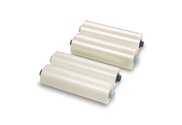 Immagine di Film per plastificazione - 305 mm x 60 mt - 125 micron - lucido - GBC - conf. 2 bobine