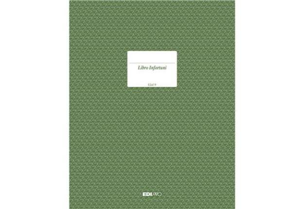 Immagine di Registro infortuni - 31 x 24,5cm - 15 pagine - Edipro