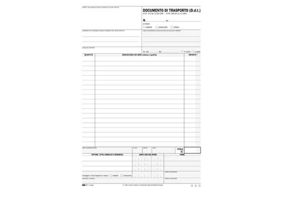 Immagine di DDT Snap - 3 copie autoricalcanti - 31 x 20,5cm - 100 fogli - Edipro