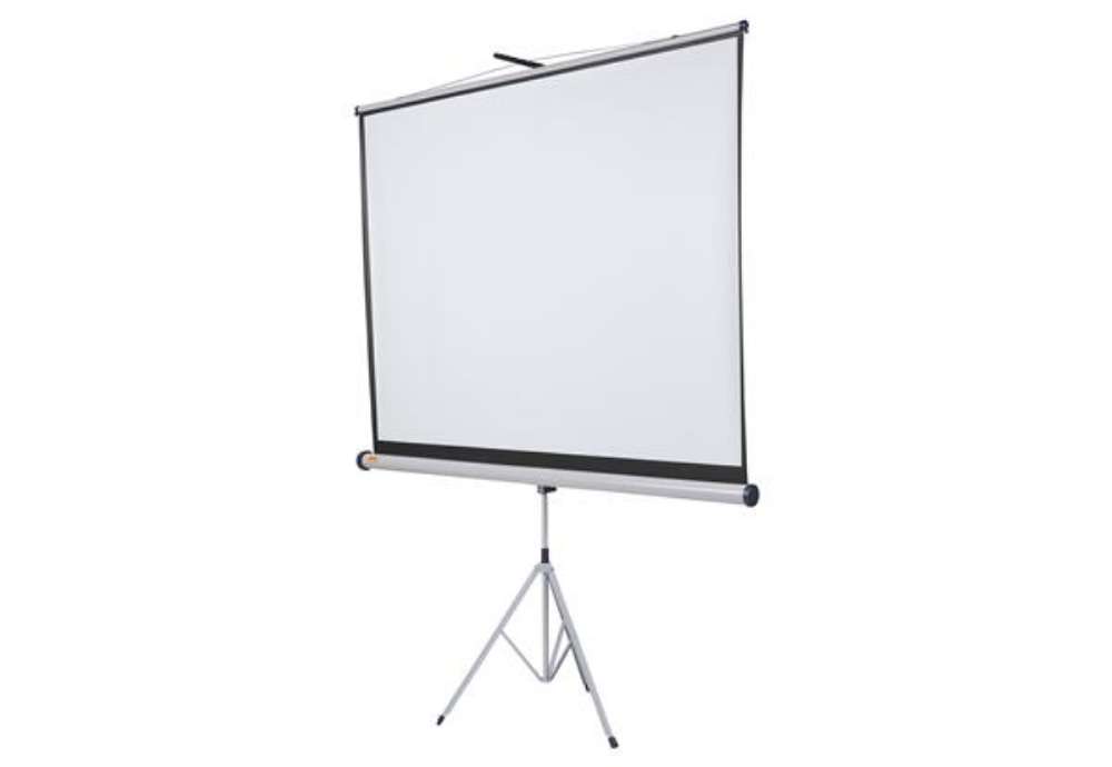 Immagine di Schermo di proiezione su treppiede - formato 4:3 - 175 x 133 cm - Nobo