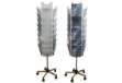 Immagine di Portariviste girevole da terra Carousel Stacker - 24 vaschette A4 - Tecnostyl