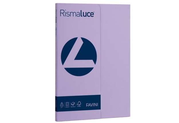 Immagine di Carta Rismaluce Small - A4 - 90 gr - viola 49 - Favini - conf. 100 fogli