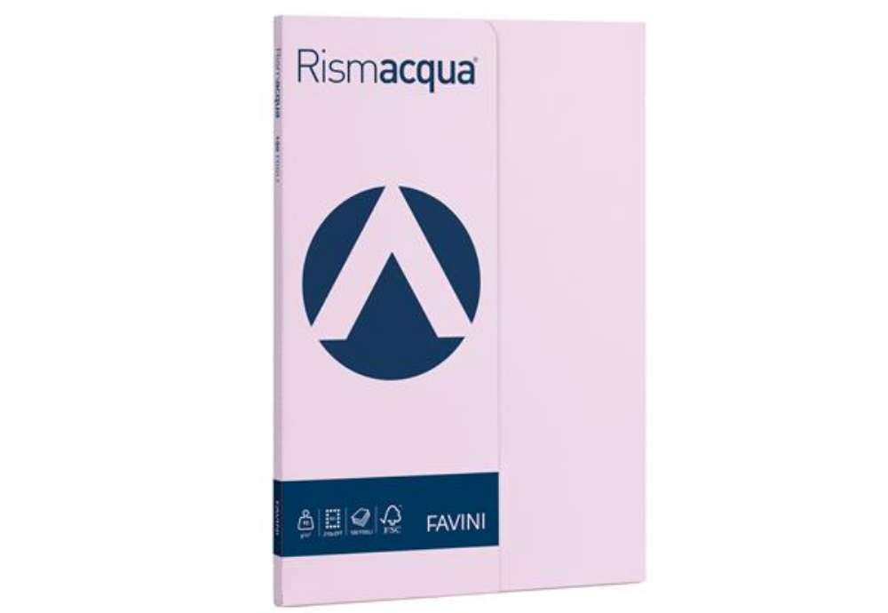 Immagine di Carta Rismacqua Small - A4 - 90 gr - lilla 06 - Favini - conf. 100 fogli