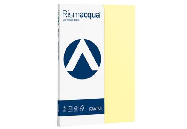 Immagine di Carta Rismacqua Small - A4 - 90 gr - mix 5 colori - Favini - conf. 100 fogli