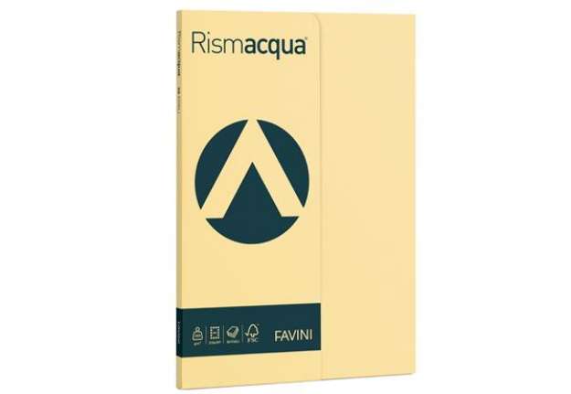 Immagine di Carta Rismacqua Small - A4 - 200 gr - camoscio 02 - Favini - conf. 50 fogli