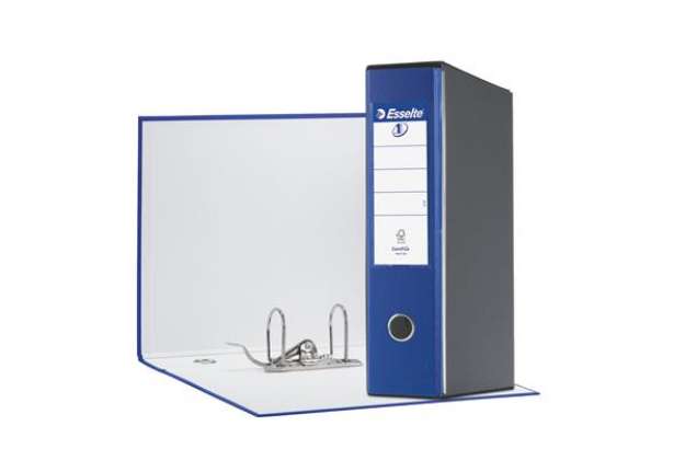 Immagine di Registratore Eurofile G55  - dorso 8 cm - protocollo 23x33 cm - blu - Esselte