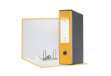 Immagine di Registratore Eurofile G55 - dorso 8 cm - protocollo 23x33 cm - giallo - Esselte