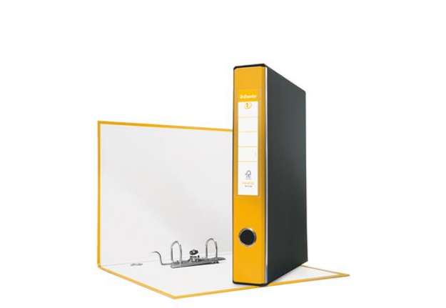 Immagine di Registratore Eurofile G52 - dorso 5 cm - commerciale 23x30 cm - giallo - Esselte