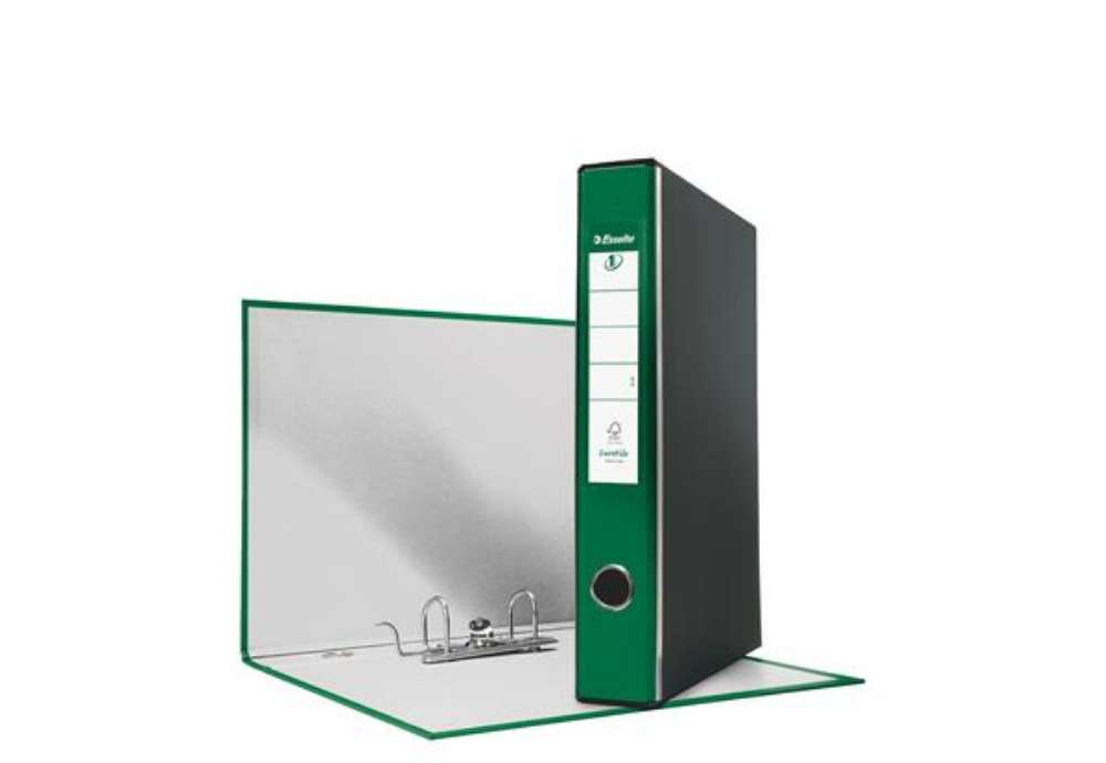 Immagine di Registratore Eurofile G52 - dorso 5 cm - commerciale 23 x 30 cm - verde - Esselte