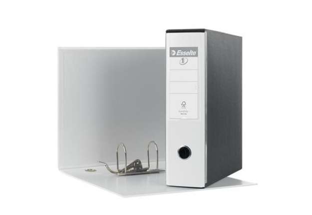Immagine di Registratore Eurofile G53 - dorso 8 cm - commerciale 23x30 cm - bianco - Esselte
