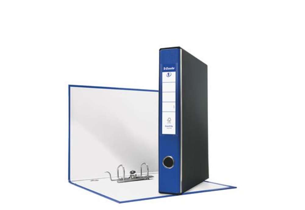 Immagine di Registratore Eurofile G54 - dorso 5 cm - protocollo 23 x 33 cm - blu - Esselte