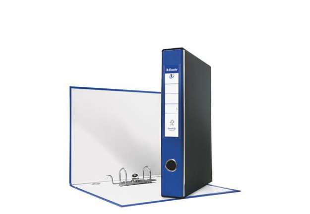 Immagine di Registratore Eurofile G54 - dorso 5 cm - protocollo 23x33 cm - blu - Esselte