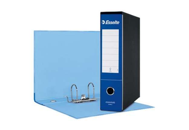Immagine di Registratore Essentials G75 - dorso 8 cm - protocollo 23x33 cm - blu - Esselte