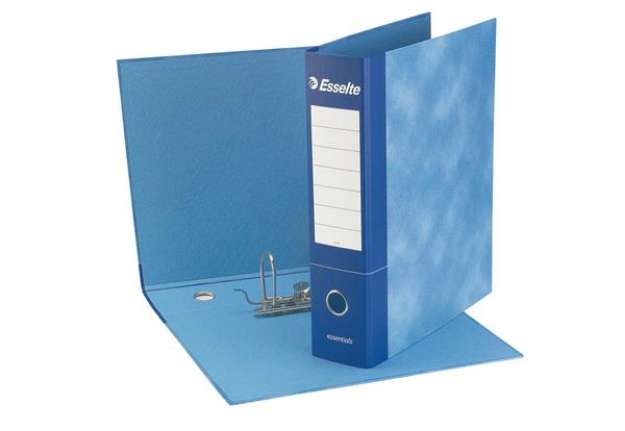 Immagine di Registratore Essentials G73 - dorso 8 cm - commerciale 23x30 cm - blu - Esselte