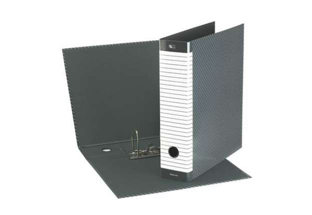 Immagine di Registratore Delso Line G15 - dorso 8 cm - protocollo 23x33 cm - grigio - Esselte