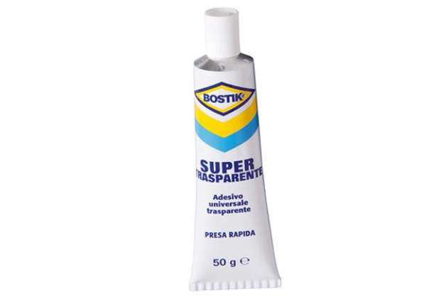 Immagine di Adesivo Supertrasparente - universale - 50 gr - trasparente - Bostik