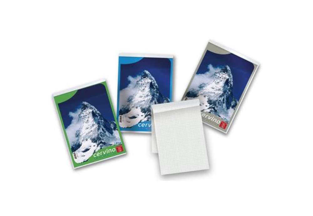 Immagine di Blocco Cervino - A4 - 210 x 297mm -  50gr - 50 fogli - 5mm - Pigna