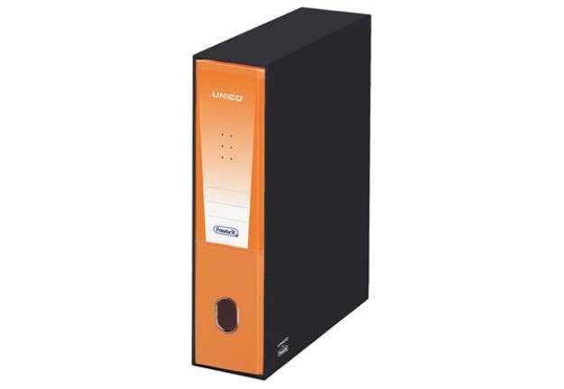 Immagine di Registratore Unico - dorso 8 cm - protocollo 23x33 cm - arancio - Favorit