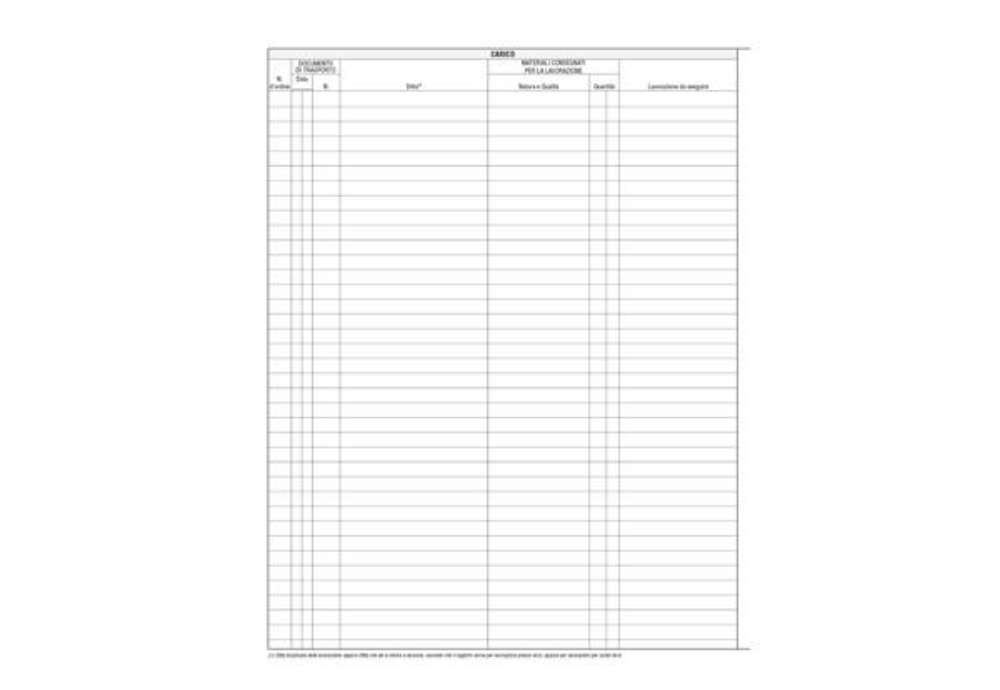 Immagine di Registro merci in lavorazione - 31 x 24cm - 47 fogli - Edipro