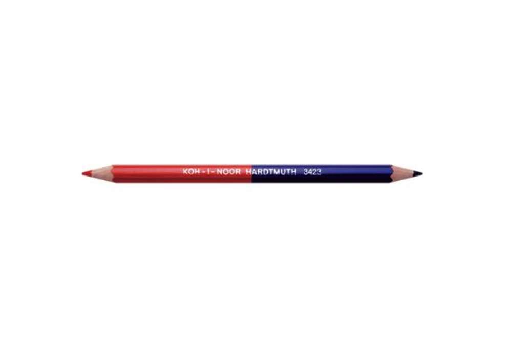 Immagine di Matita bicolore grossa - rosso/blu - Koh.I.Noor - conf. 12 pezzi