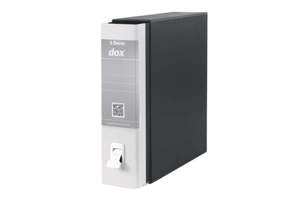 Immagine di Registratore Dox 1 - dorso 8 cm - commerciale 23 x 29,7 cm - bianco - Esselte Dox