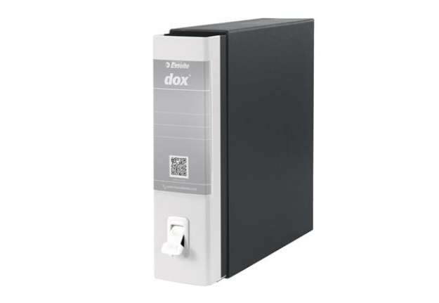 Immagine di Registratore Dox 1 - dorso 8 cm - commerciale 23x29,7 cm - bianco - Esselte Dox