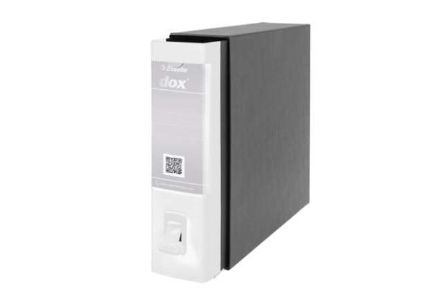 Immagine di Registratore Dox 2 - dorso 8 cm - protocollo 23x34 cm - bianco - Esselte Dox