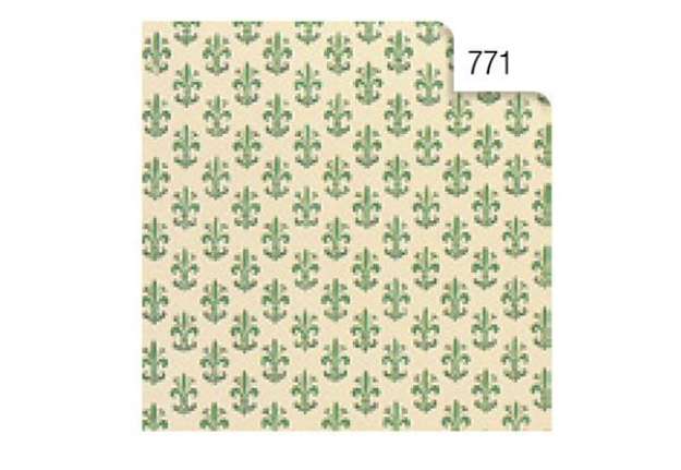 Immagine di Rotolo Cartarivesto Rex 58 - lavabile - 50 x 500 cm - giglio verde - Rex Sadoch