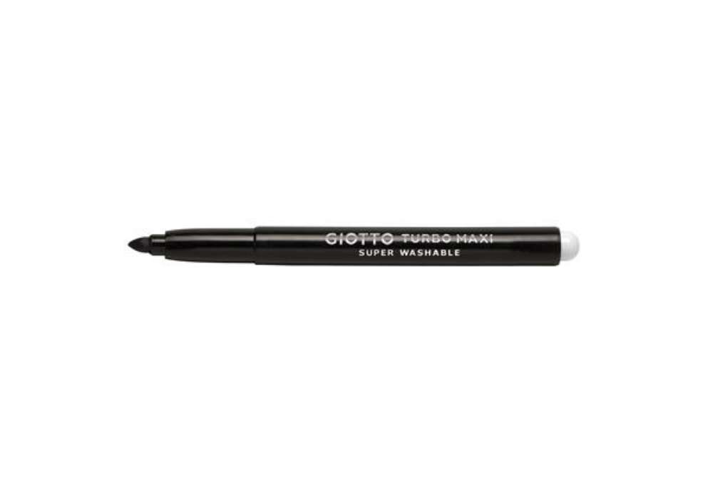 Immagine di Pennarello Turbomaxi Monocolore - punta ø5mm - nero - Giotto