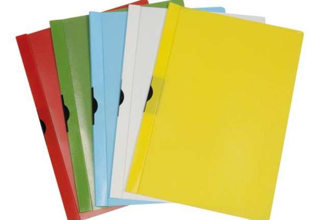 Immagine di Cartellina con molla Spring File - PPL - 22 x 31 cm - dorso 5 mm - colori assortiti - Methodo
