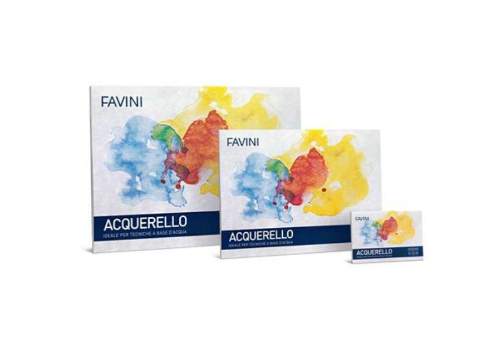 Immagine di Album Acquerello - 25 x 35 cm - 340 gr - 10 fogli - Favini