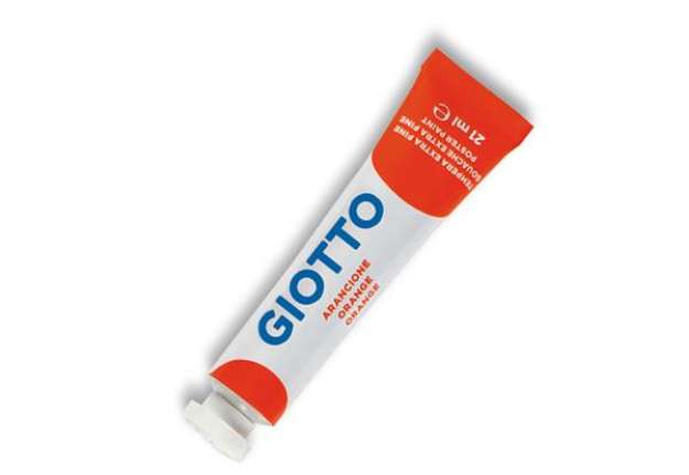 Immagine di Colore a tempera - 21ml - tubo 7 - arancione 05 - Giotto