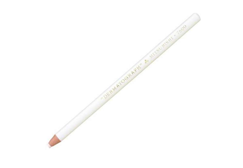 Immagine di Matita dermotografica 7600 - bianco - Uni Mitsubishi