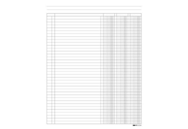 Immagine di Registro a 3 colonne - 31 x 24cm - 100 fogli - Edipro