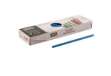 Immagine di Dorsetti tondi per rilegatura - 8 mm - blu - Fellowes - scatola 50 pezzi