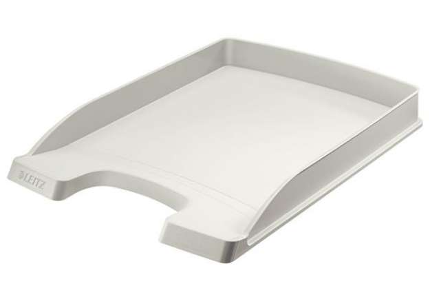 Immagine di Vaschetta portacorrispondenza Leitz Plus Slim - 25,5 x 36 x 3,7 cm - grigio - Leitz