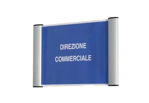 Immagine di Porta targa appendibile Wall Sign - A6 - 15 x 10,5 cm - Tecnostyl