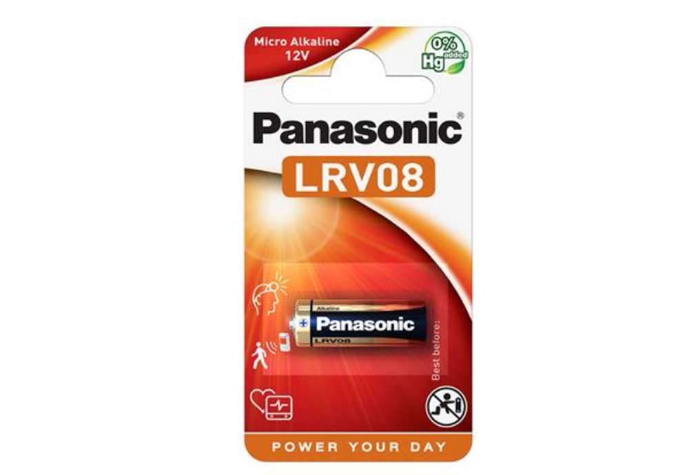 Immagine di Micropila LRV08 - 12V - alcalina - Panasonic - blister 1 pezzo