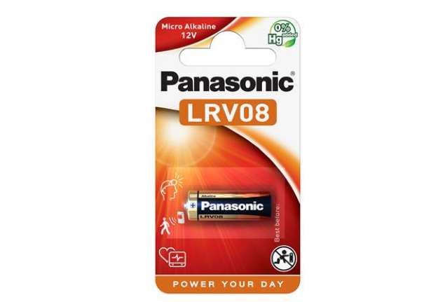 Immagine di Micropila LRV08 - 12V - alcalina - Panasonic - blister 1 pezzo