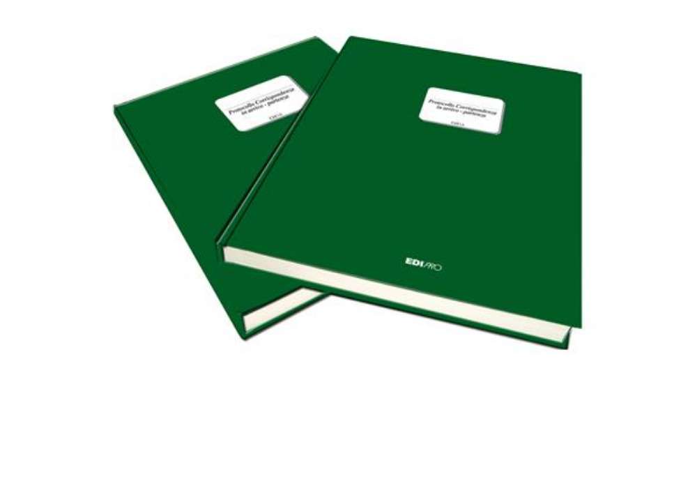 Immagine di Registro corrispondenza arrivo/partenza - 31 x 24,5cm - 300 fogli - Edipro