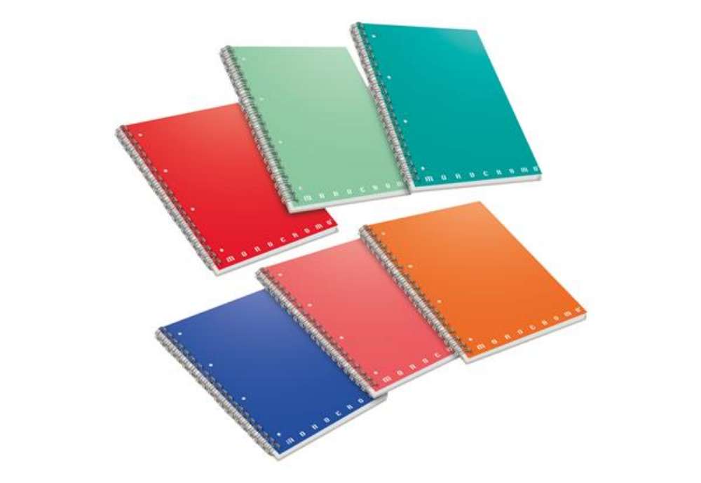 Immagine di Maxiquaderno Monocromo - A4 - 4mm - 70 fogli - 80gr - c/fori  - spiralato - Pigna