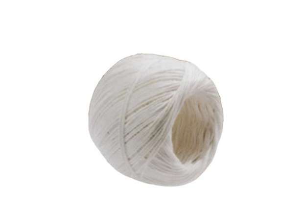 Immagine di Rotolo di spago - diametro 1 mm - lunghezza 90 m - fibra naturale titolo 2/6 - 100 gr - finitura can