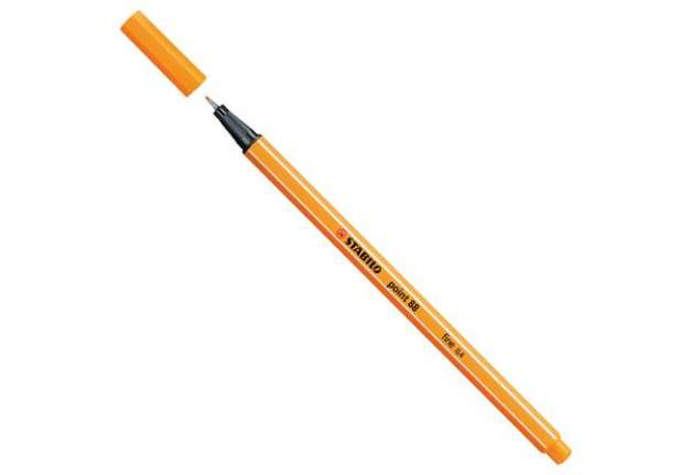 Immagine di Fineliner Point 88 - tratto 0,4 mm - arancio 54 - Stabilo