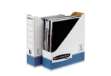 Immagine di Portariviste Bankers Box System - 7,8 x 31,1 x 25,8 cm - bianco/blu - Fellowes