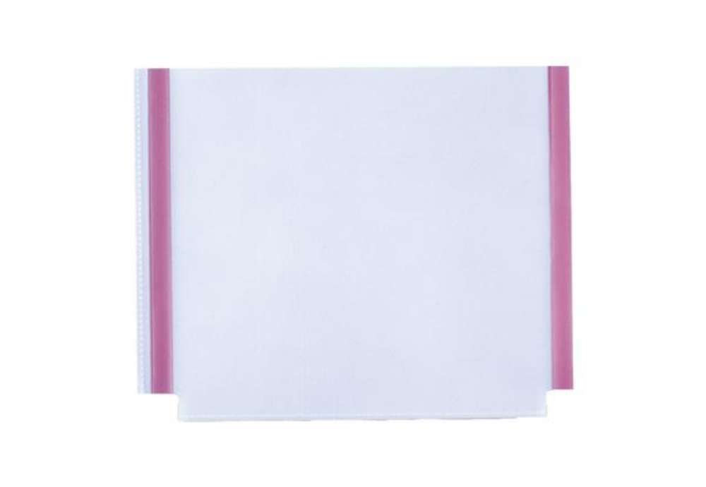 Immagine di Tasche GS adesive con soffietto - PVC - 22 x 18 cm - trasparente - Sei Rota - conf. 10 pezzi