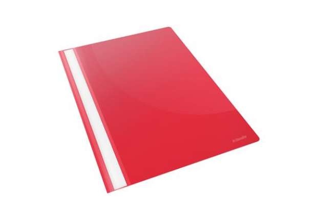 Immagine di Cartellina ad aghi Report File - con fermafogli - PPL - 21x29,7 cm - rosso - Esselte