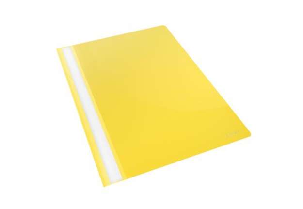 Immagine di Cartellina ad aghi Report File - con fermafogli - PPL - 21x29,7 cm - giallo - Esselte